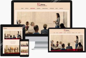 Responsive Webdesign für Bildungsberatung