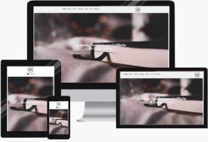 Responsive Webdesign für Buchautor