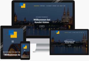 Responsive Webdesign für Anwalt