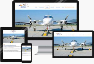 Responsive Webdesign für Flugzeugwartung