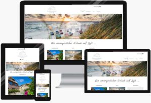 Responsive Webdesign für Ferienhaus