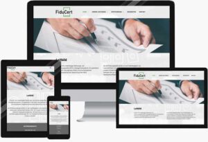 Responsive Webdesign für -Zertifizierungsunternehmen